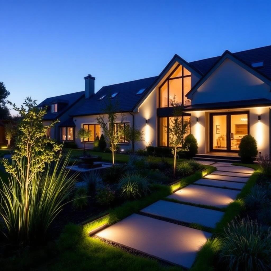 Outdoor garden and pathway lighting